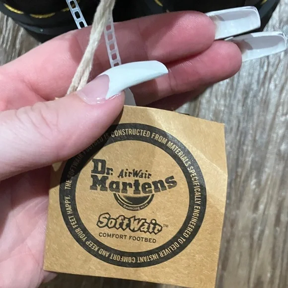 Dr. Martens Black Chunky Sole Boots - Picture 2 of 6